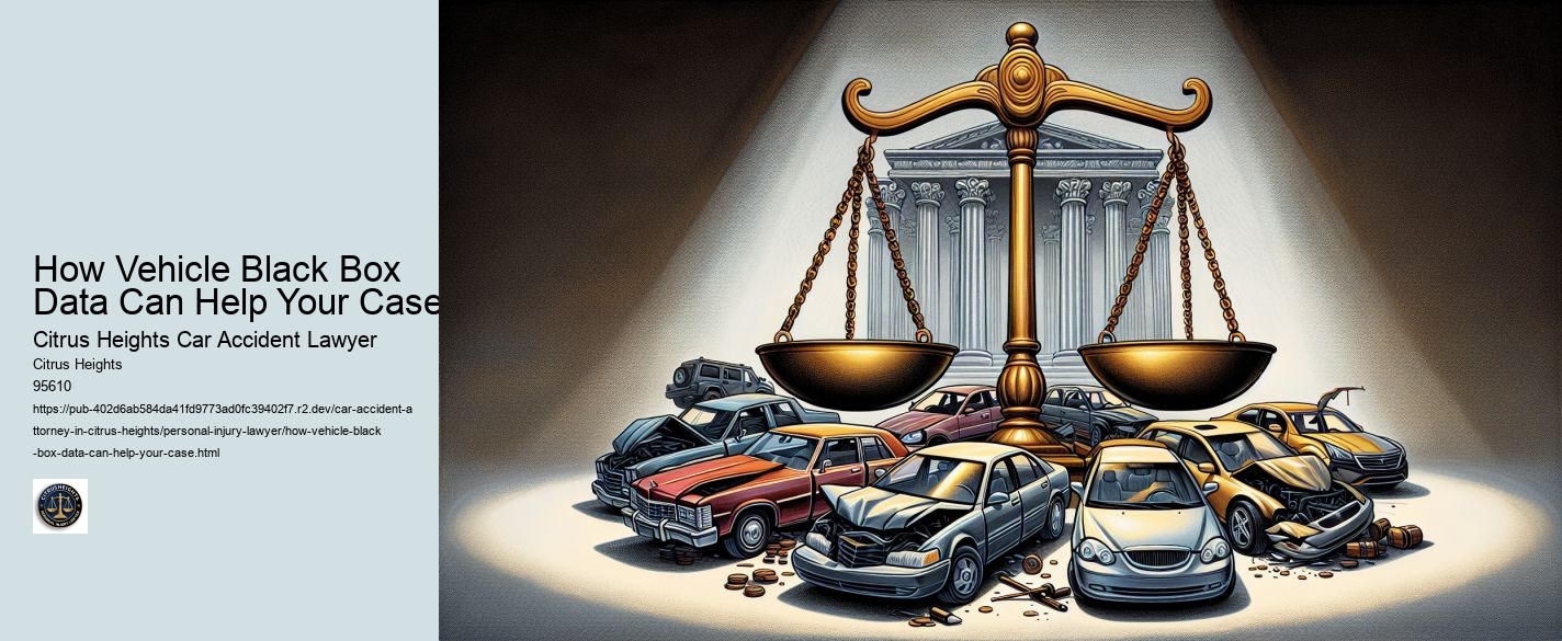 How Vehicle Black Box Data Can Help Your Case