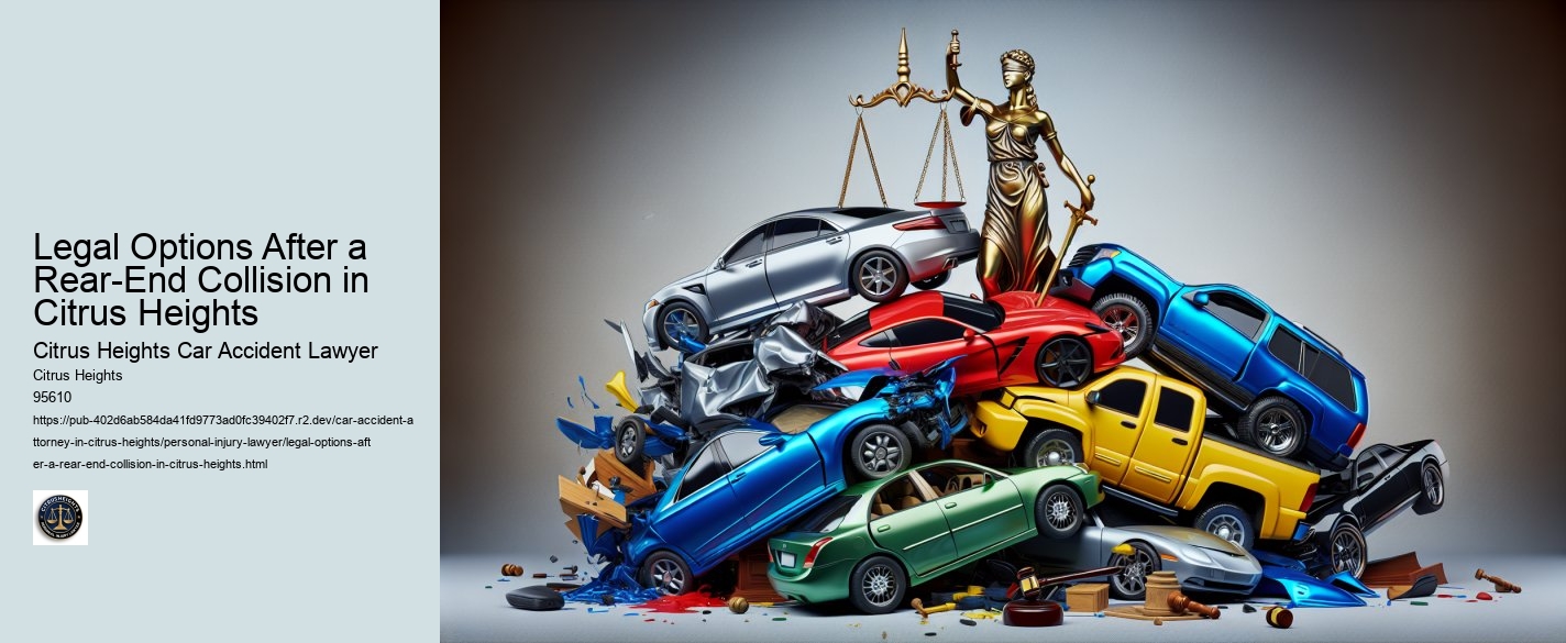 Legal Options After a Rear-End Collision in Citrus Heights