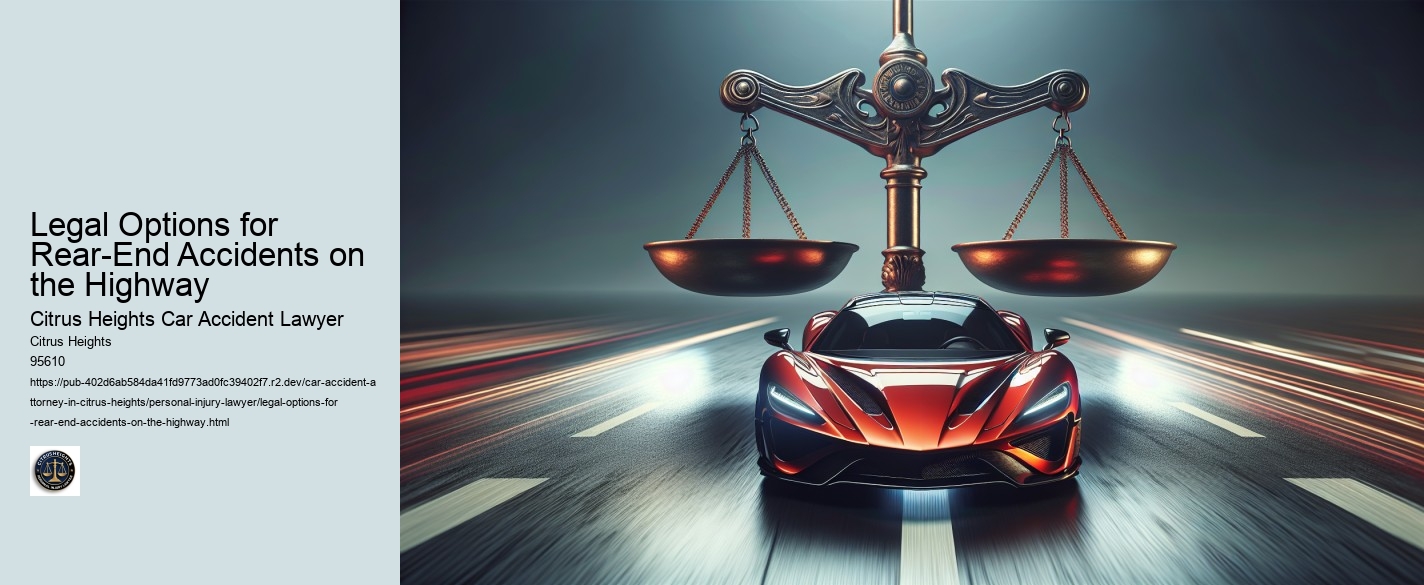 Legal Options for Rear-End Accidents on the Highway