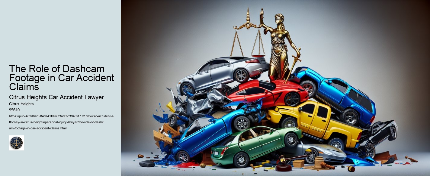 The Role of Dashcam Footage in Car Accident Claims