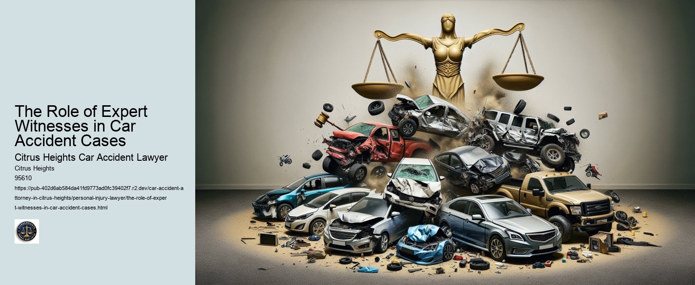 The Role of Expert Witnesses in Car Accident Cases