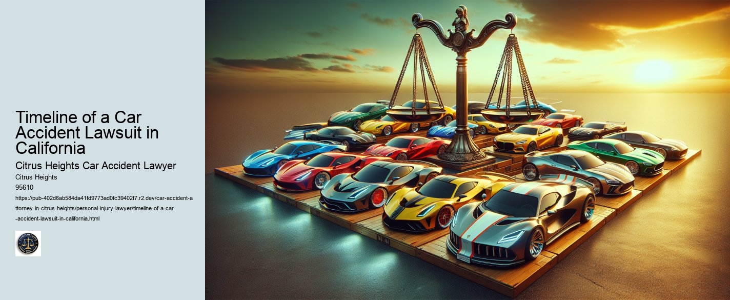 Timeline of a Car Accident Lawsuit in California